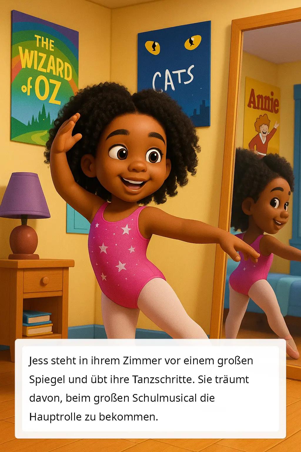 Page 1 of Jess liebt das Tanzen!