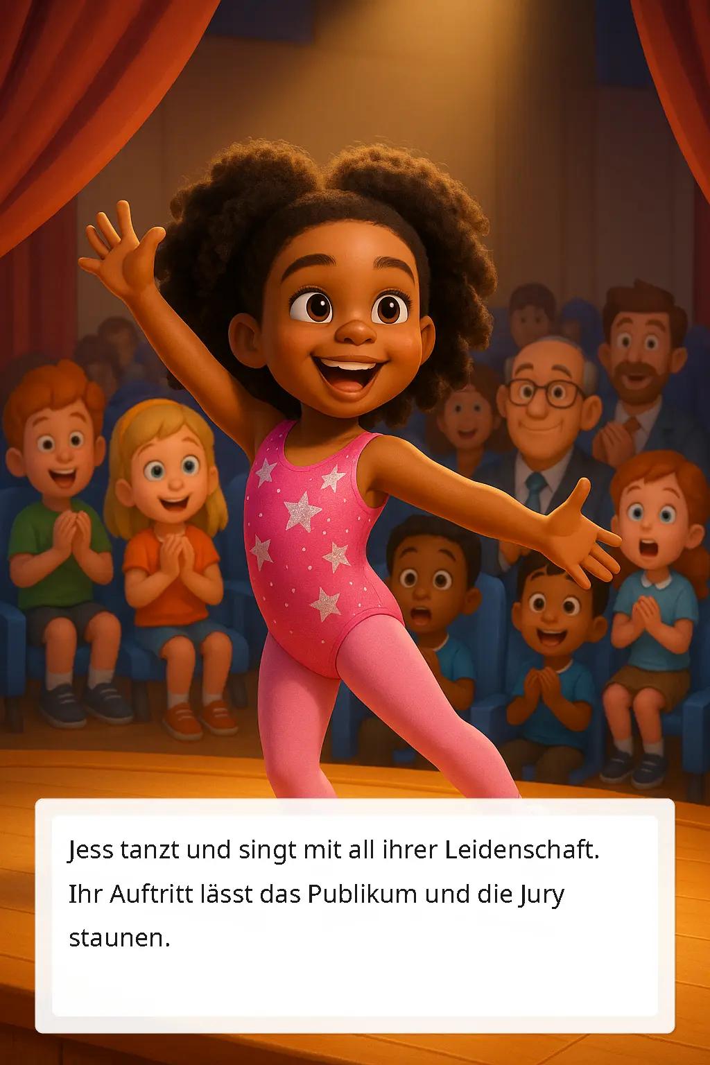 Page 4 of Jess liebt das Tanzen!