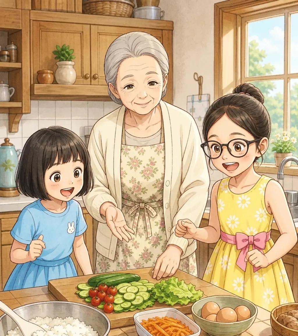 Page 1 of あおいとみおのお花見ピクニック