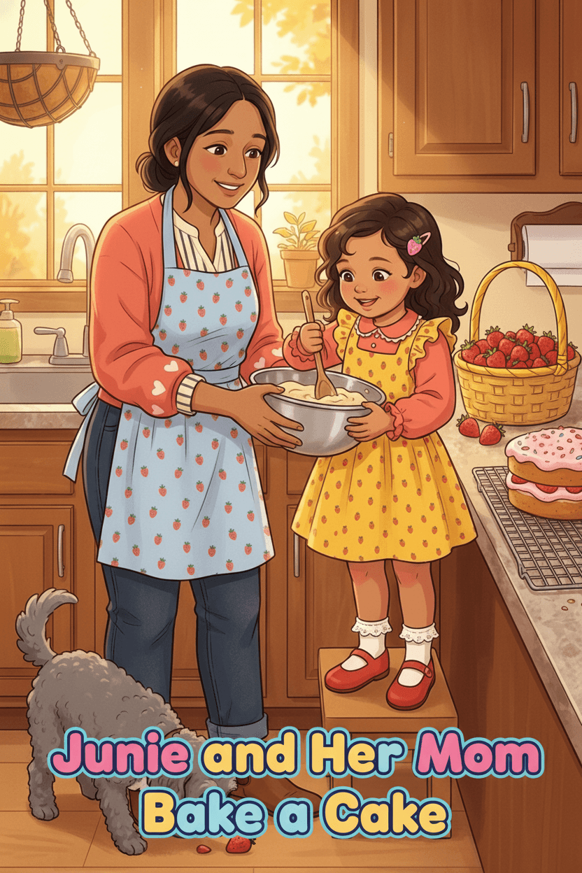 Junie and Her Mom Bake a Cake