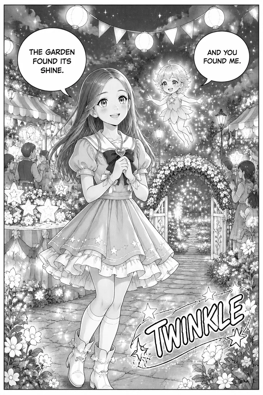 Page 9 of 10 of the comic "Carly and the Starlight Garden": story page 8